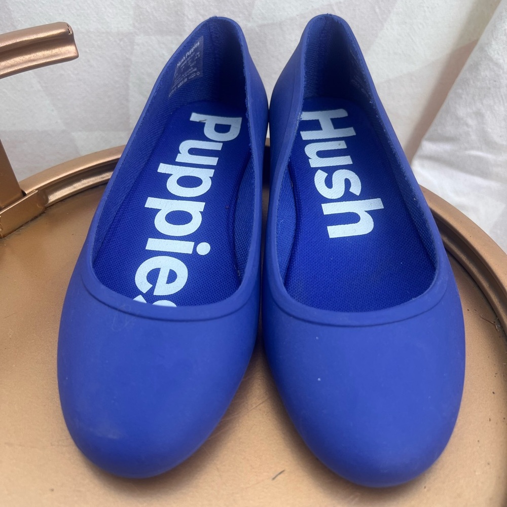 Hush Puppies Womens Ballet Flats Size 7 Blue‎ Shoes